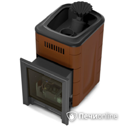 Газовая печь для бани TMF Таймыр Мини 2017 Carbon закрытая каменка терракота в Алматы